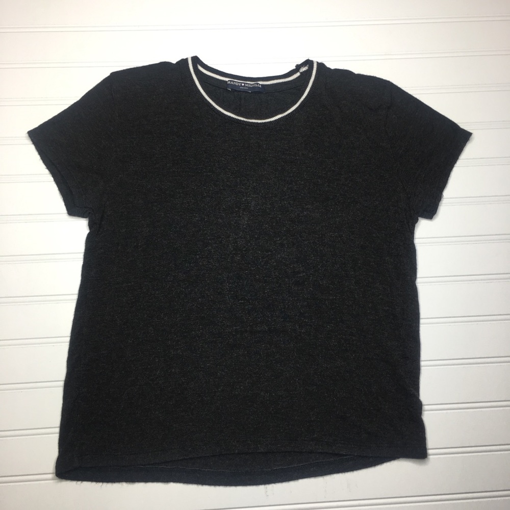 Brandy Melville Red and Dark Gray Crop 2 set - Picture 4 of 8